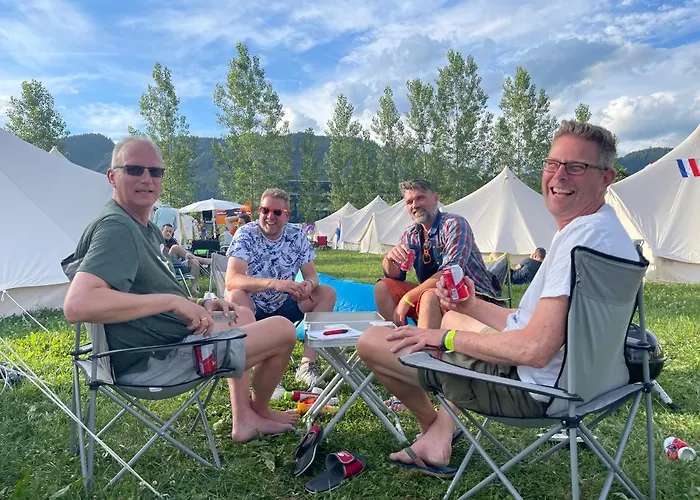 Grandprixcamp Red Bull Ring - Closest To The Track, Tents Next To The Main Entrance Luxury tent Spielberg Bei Knittelfeld